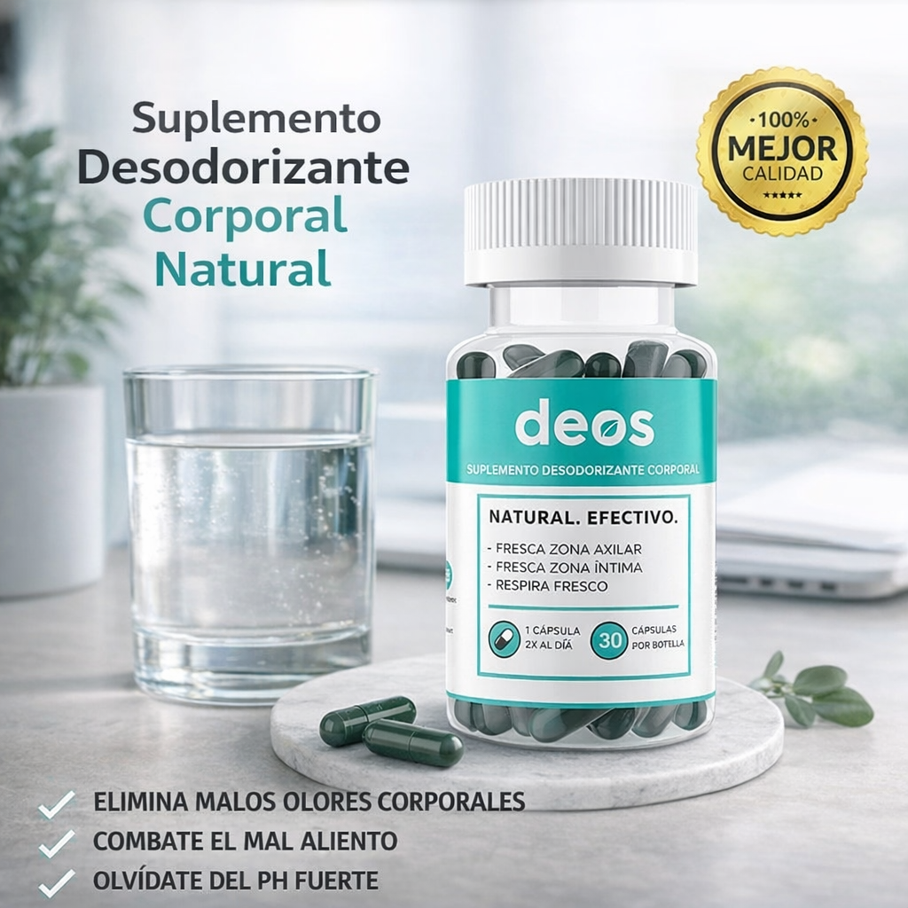 Deos- Suplemento Desodorante Interno 30 Capsulas