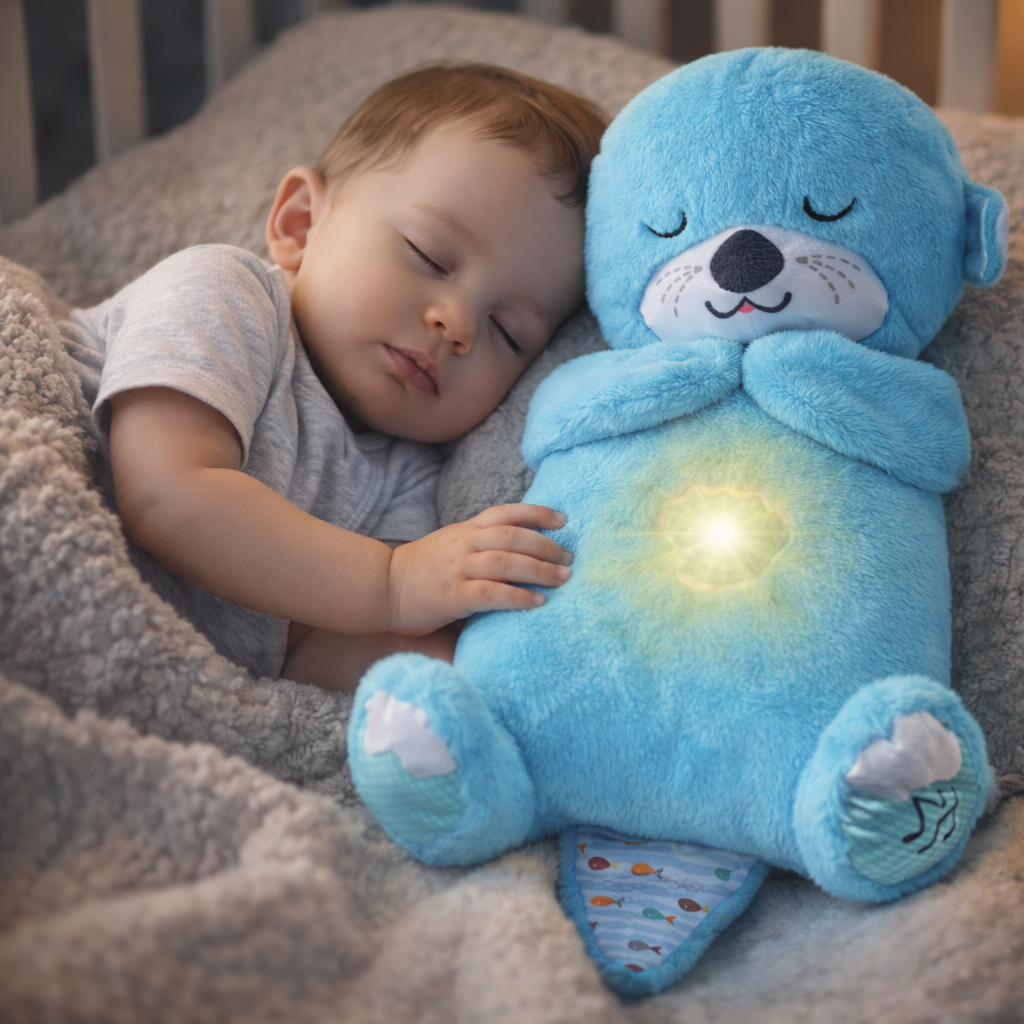 Nutria De Peluche Con Respiración Realista
